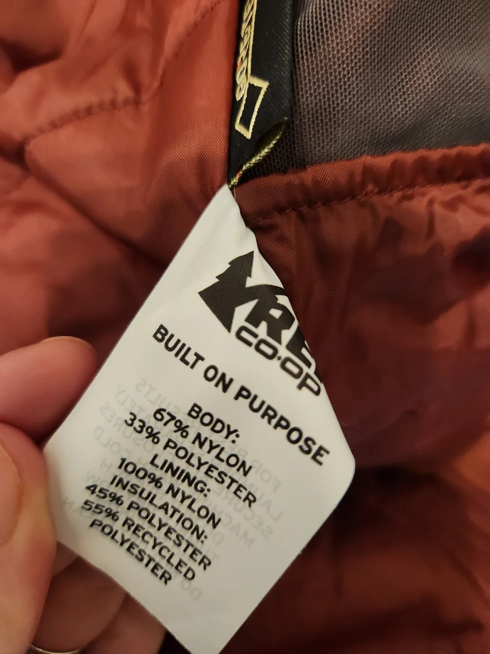 REI Co Op Men’s Norquest GTX Gore Tex Insulated Parka Jacket Coat Paprika S